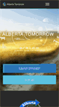 Mobile Screenshot of albertatomorrow.ca